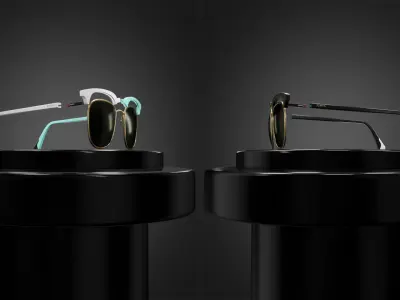 Stylish Smart Sunglasses 3D model