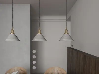  Office interior scene 09 3D model