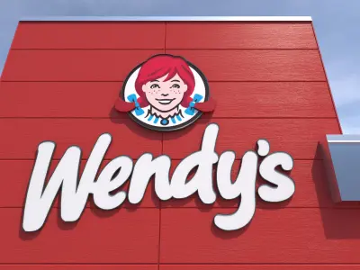 Retail-044 Wendys-002 With Site 3D model