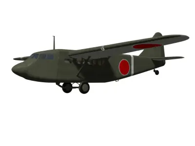 Kokusai Ku-8 3D model