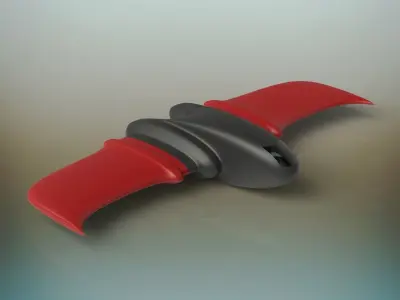 Spaceship hovercraft 3D model