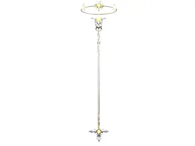 Grece of healer Low-poly 3D model