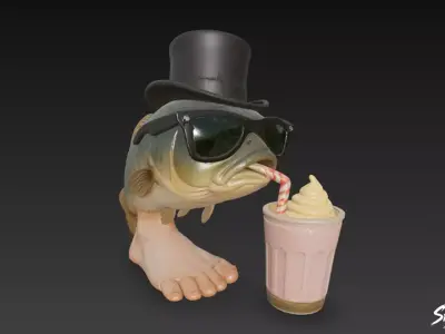 Carloooooo - Italian Brainrot Low-poly 3D model