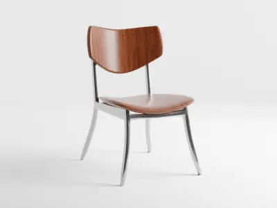 Modern  Chair 3D model 6