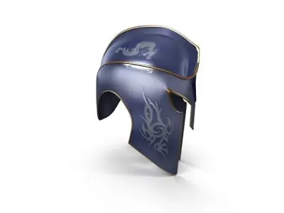 Knight Helmet Free 3D model