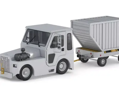 TUG Aircraft Tow Tractor 3D model