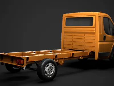 Ram Promaster Chassis Truck Single Cab 3800 WB 2020 3D model