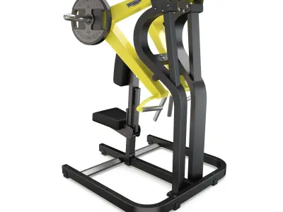 Technogym - Plate Loaded - Low Row 3D model