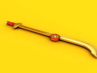 Flash Gordon 1981 Movie Sword 3D model
