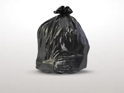 Garbage Bag 01 3D model