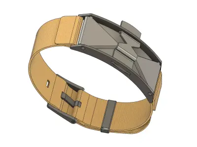 SELF-DEFENSE BRACELET 3D model