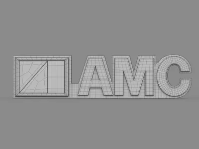 amc logo 3D model