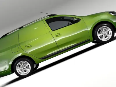 Renault Logan VAN 2016 3D model