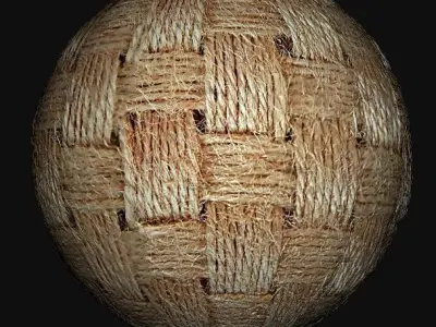  Wicker- Weave- 3D Photorealistic Texture  Texture