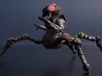 MOLBOT Hibryd Character 3D model