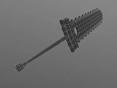 Greatsword fantasy Free low-poly 3D model