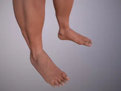 Celt warrior Low-poly 3D model