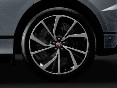 Jaguar I Pace EV400 ADW S 2019 wheel 3D model