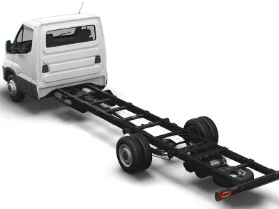 Iveco Daily Single Cab L7 Chassis 2022 3D model