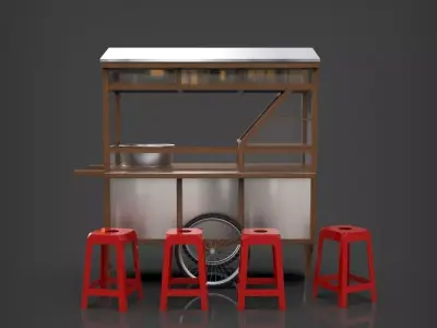 Asian Food Charts 3D model