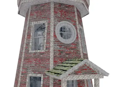 House-018-Lighthouse lighthouse 3D model