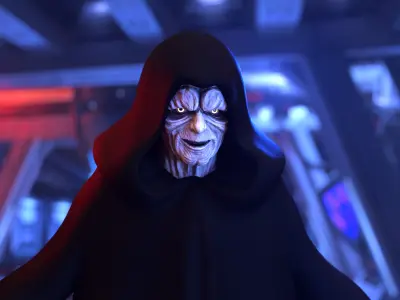 DARTH SIDIOUS Low-poly 3D model