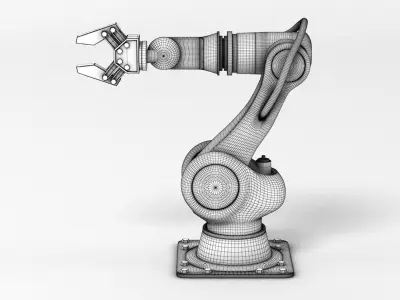 Industrial Robot Arm 3D model