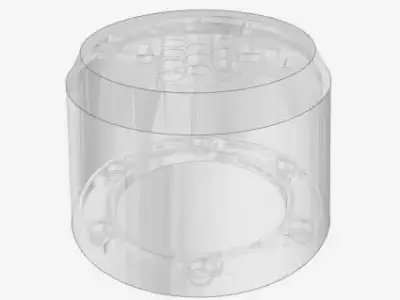 PEDESTAL TYPE-A D60 H40 10deg F3x45deg 3D print model