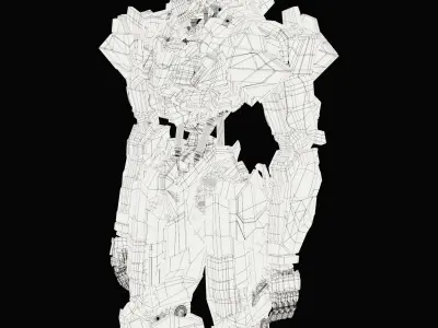 Telesto Free low-poly 3D model