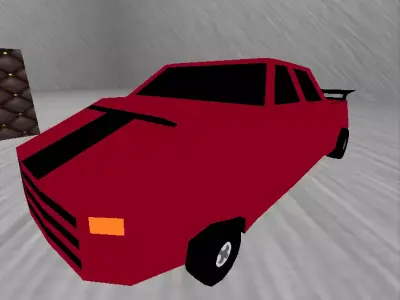 Sports Car Low-poly 3D model