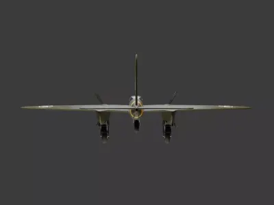 American Fighter Aircraft 3D model