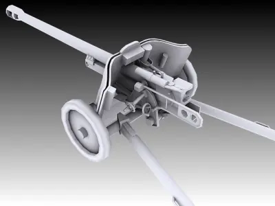 Pak 38 3D model