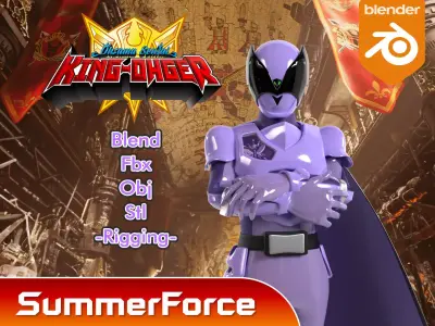 Papillon Ohger - King Ohger 3D model