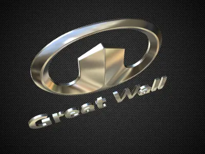 great wall logo 3D model