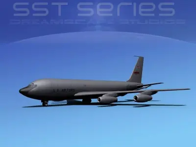 Boeing KC-135E Stratotanker LPSS V01 3D model