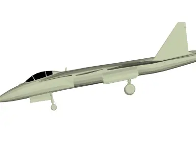 Sukhoi Su-47 3D model