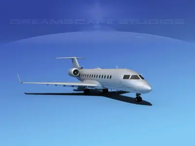 Bombardier Challenger 850 Bare Metal 3D model