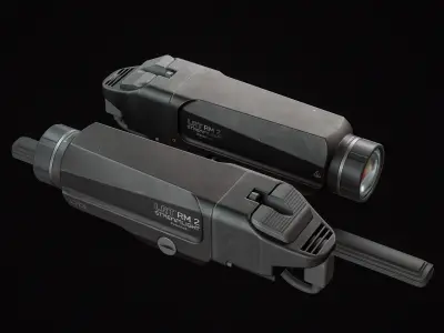 StreamLight Low-poly 3D model