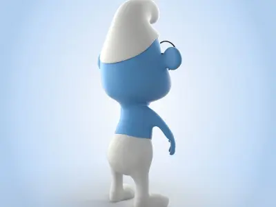 Brainy Smurf 3D model