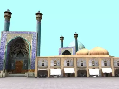 Naqshe Jahan Low-poly 3D model