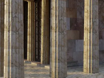 Temple of Hephestus 3D model