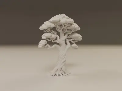 Tree garden 3D print model