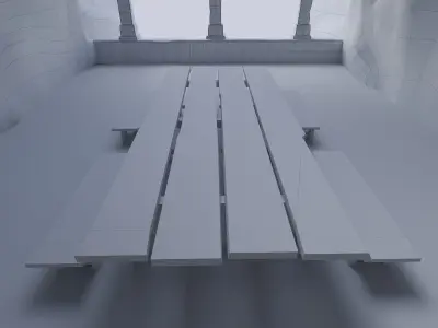 Rock Room Low Poly Low-poly 3D model