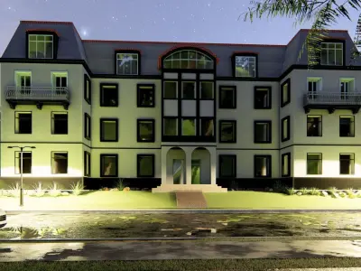 House Building 03 Low-poly 3D model