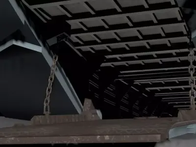 Zubr-class Hovercraft Low-poly 3D model