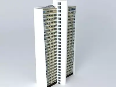 Building Santa Tecla Free 3D model