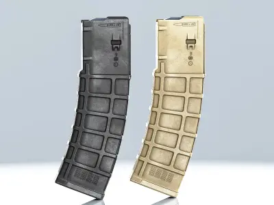 Magpul PMag40 Magazine Low-poly 3D model