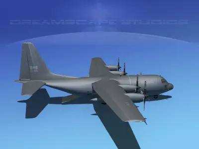Lockheed C-130 Hercules RCAF 2 3D model