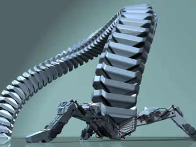 Robot Mechanic Arm - Limited 3D model