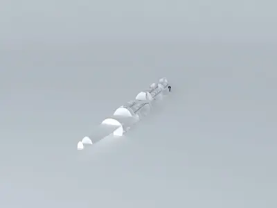 Boeing 747 1000 Interior Free 3D model